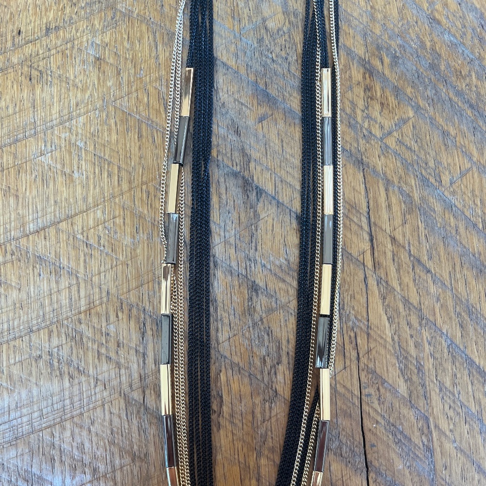 Black and Gold Necklace